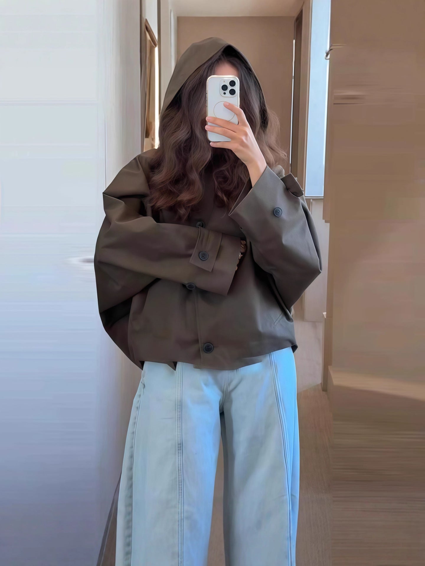 Liv | Oversized Hoodie Jakke - Auvéla