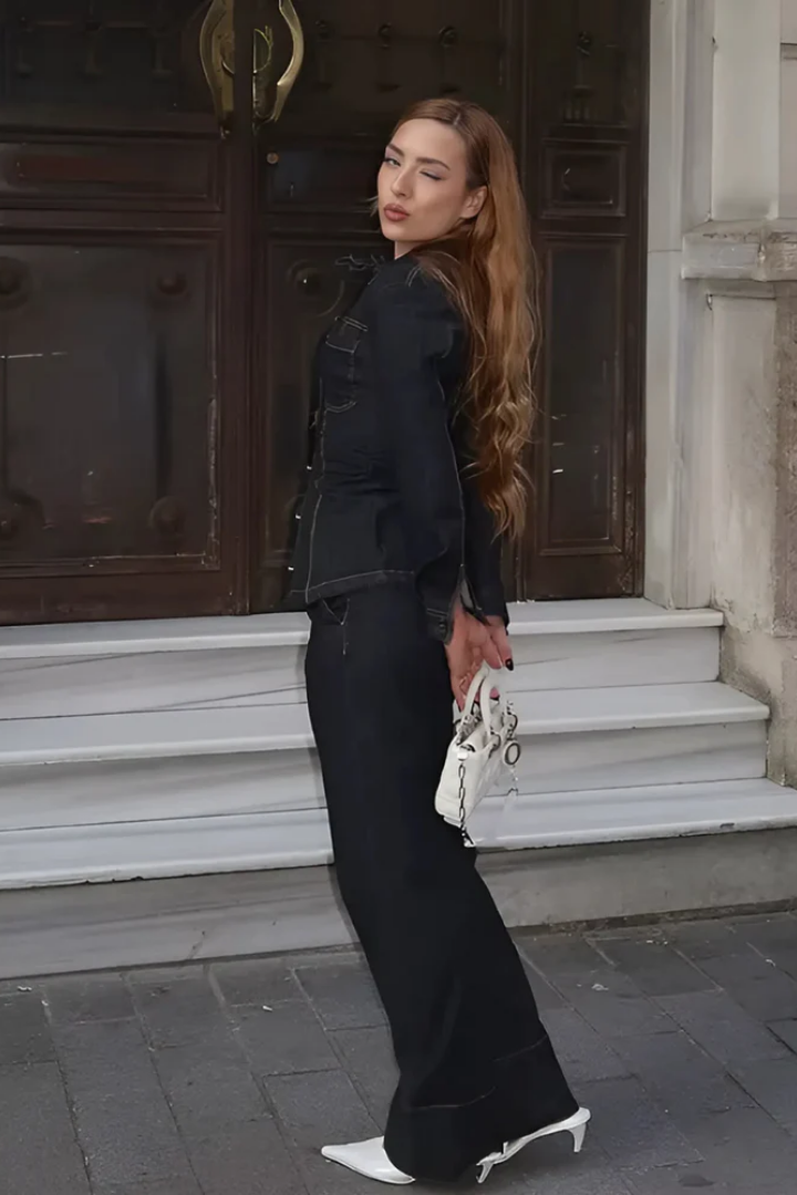 Rose Denim Set - Auvéla