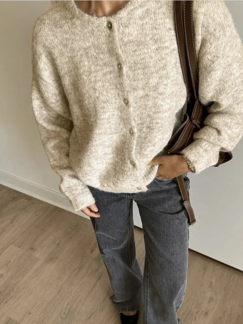 Luna Lang vintage strikket cardigan - Auvéla