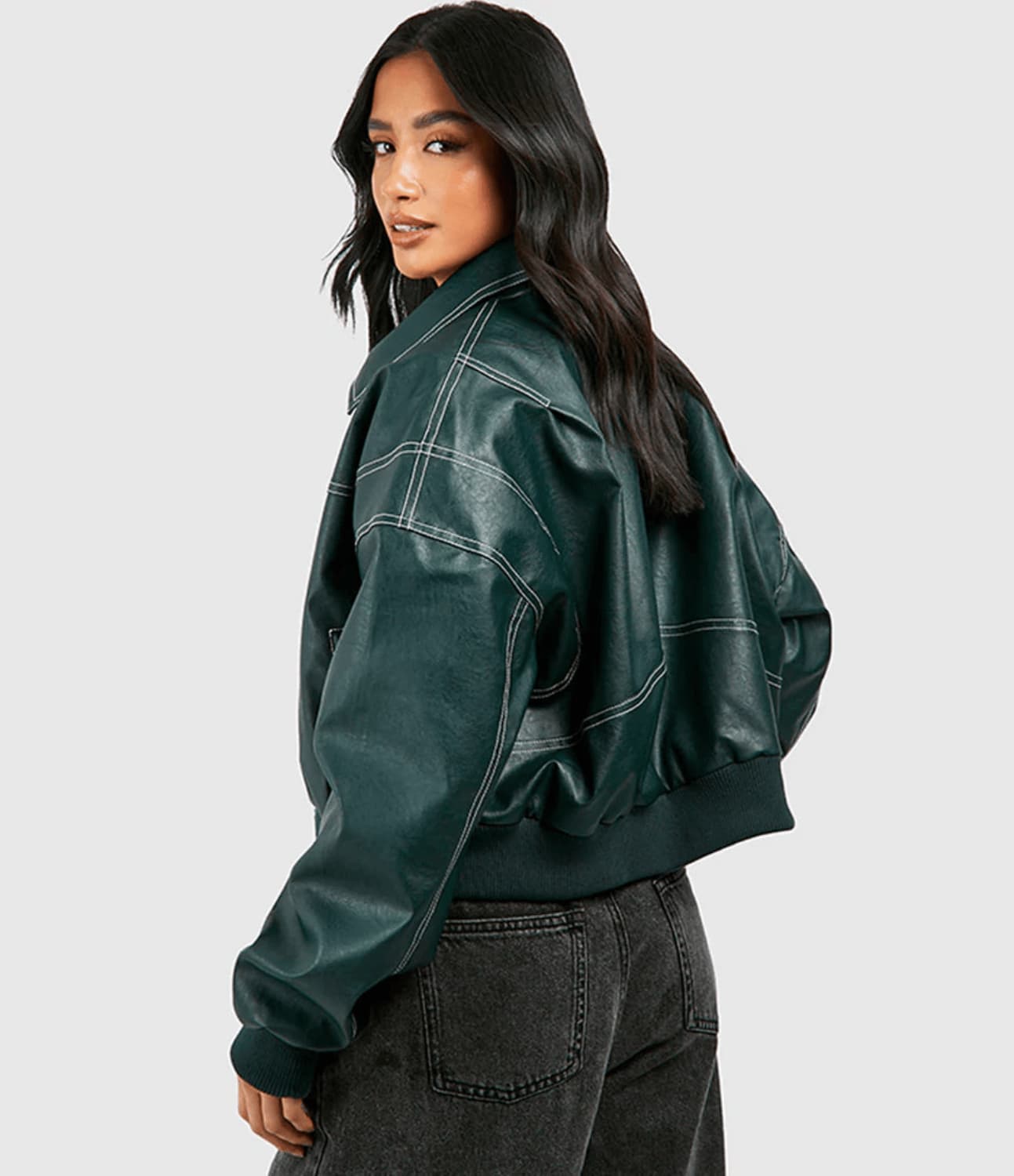 Levia | Oversized Læderjakke - Auvéla