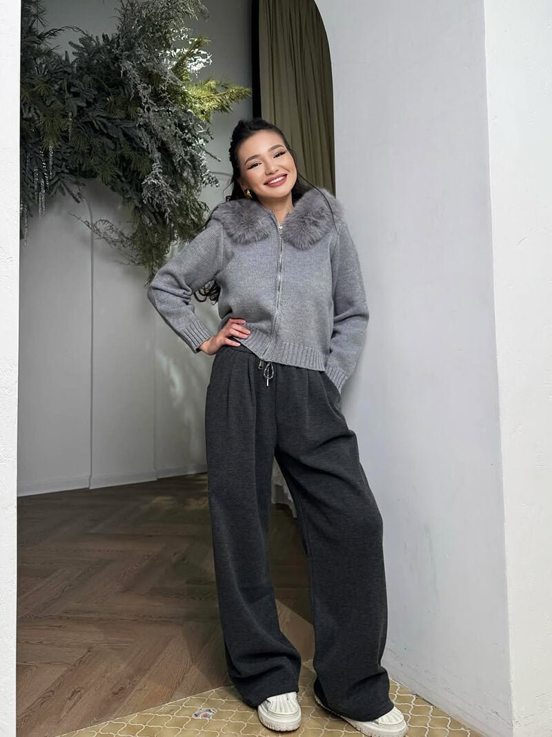 Alison faux pelsjakke - Auvéla