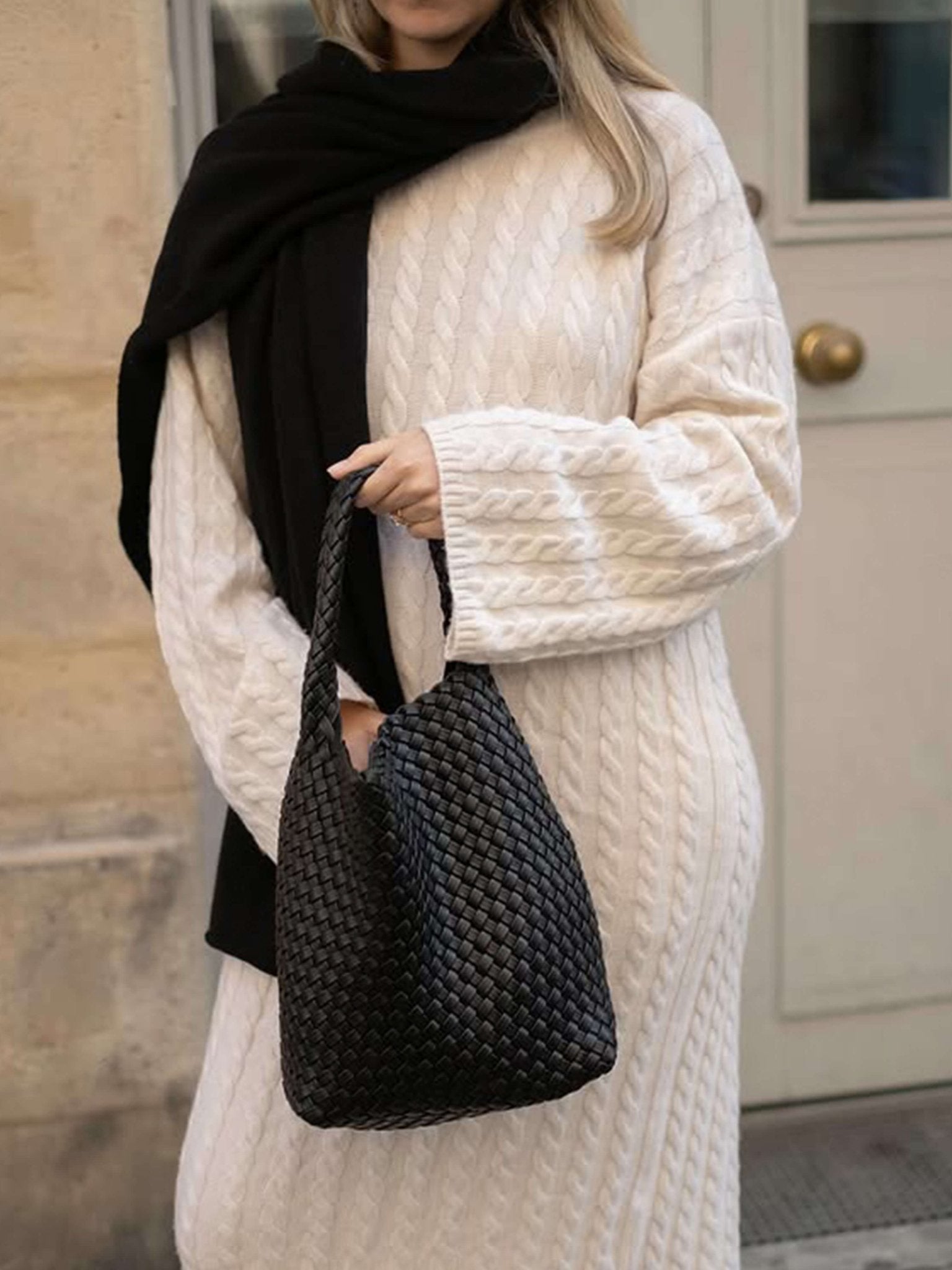 Cara Vævet Taske Lille - Auvéla