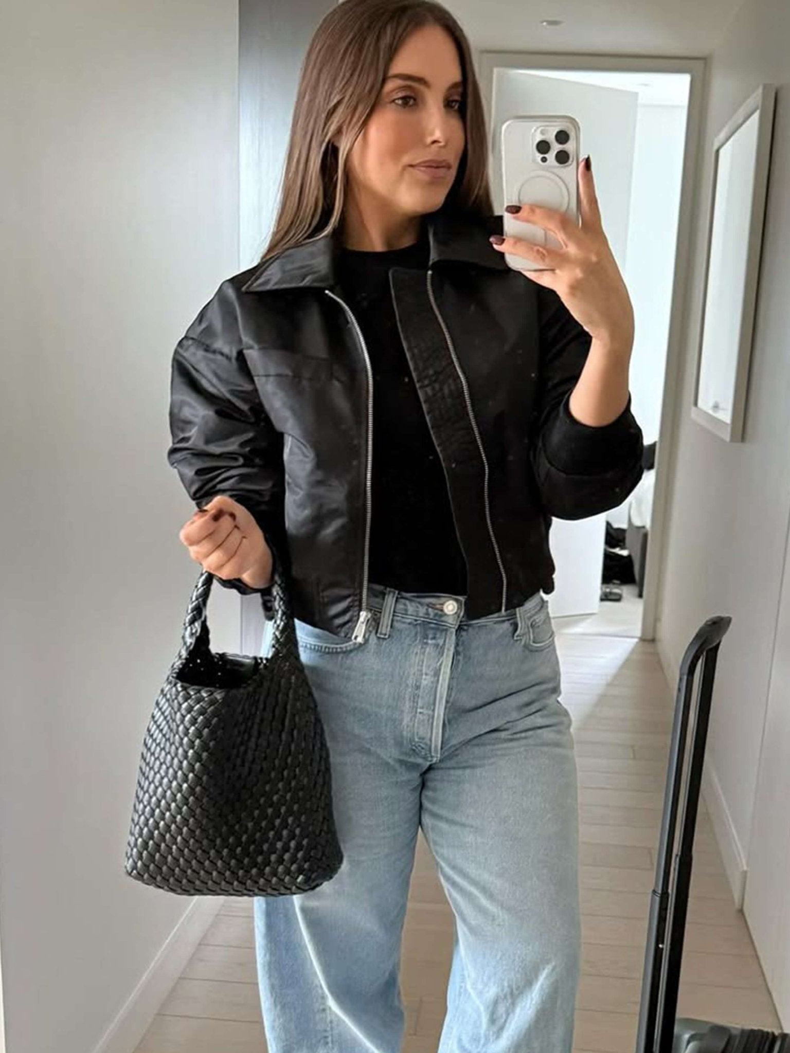 Cara Vævet Taske Lille - Auvéla