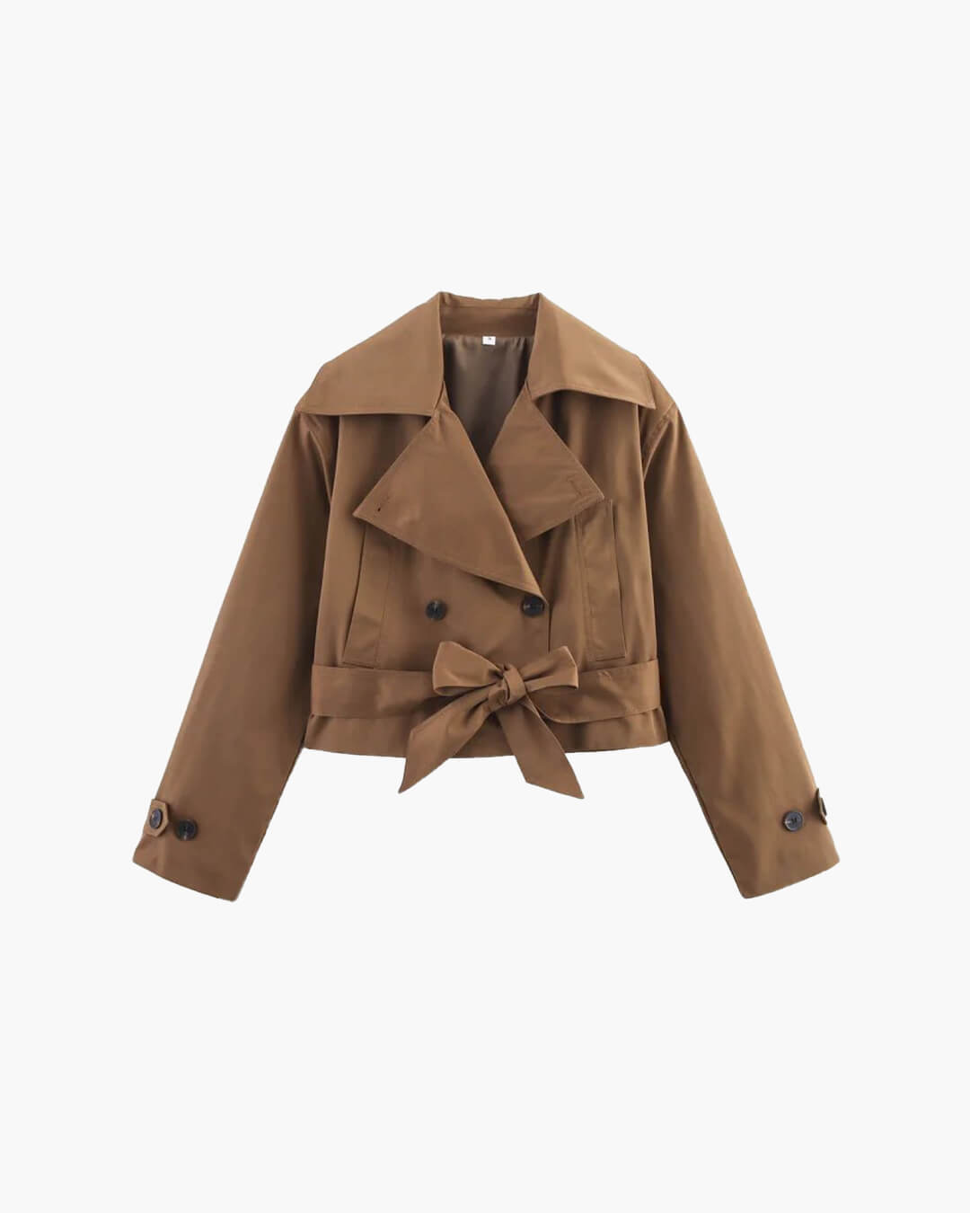 Celia | Dame dobbeltradet trenchcoat med bælte - Auvéla