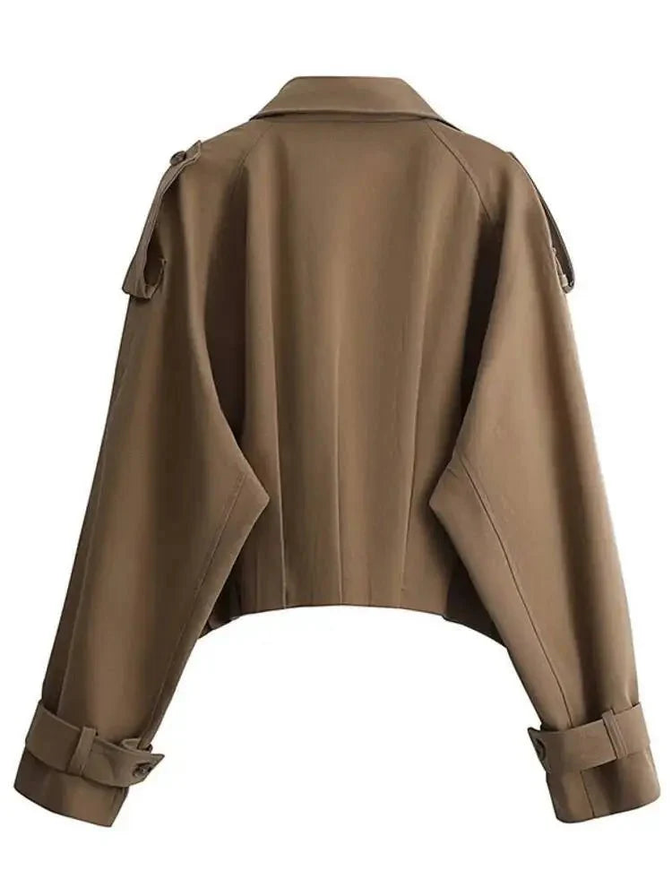 Emma Kort trenchcoat til kvinder - Auvéla