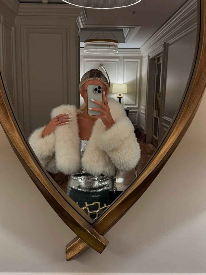 Henna Faux Pelsjakke - Auvéla