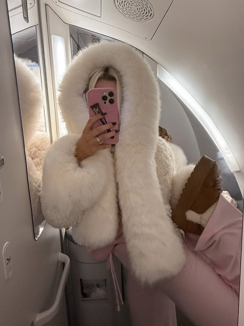 Henna Faux Pelsjakke - Auvéla