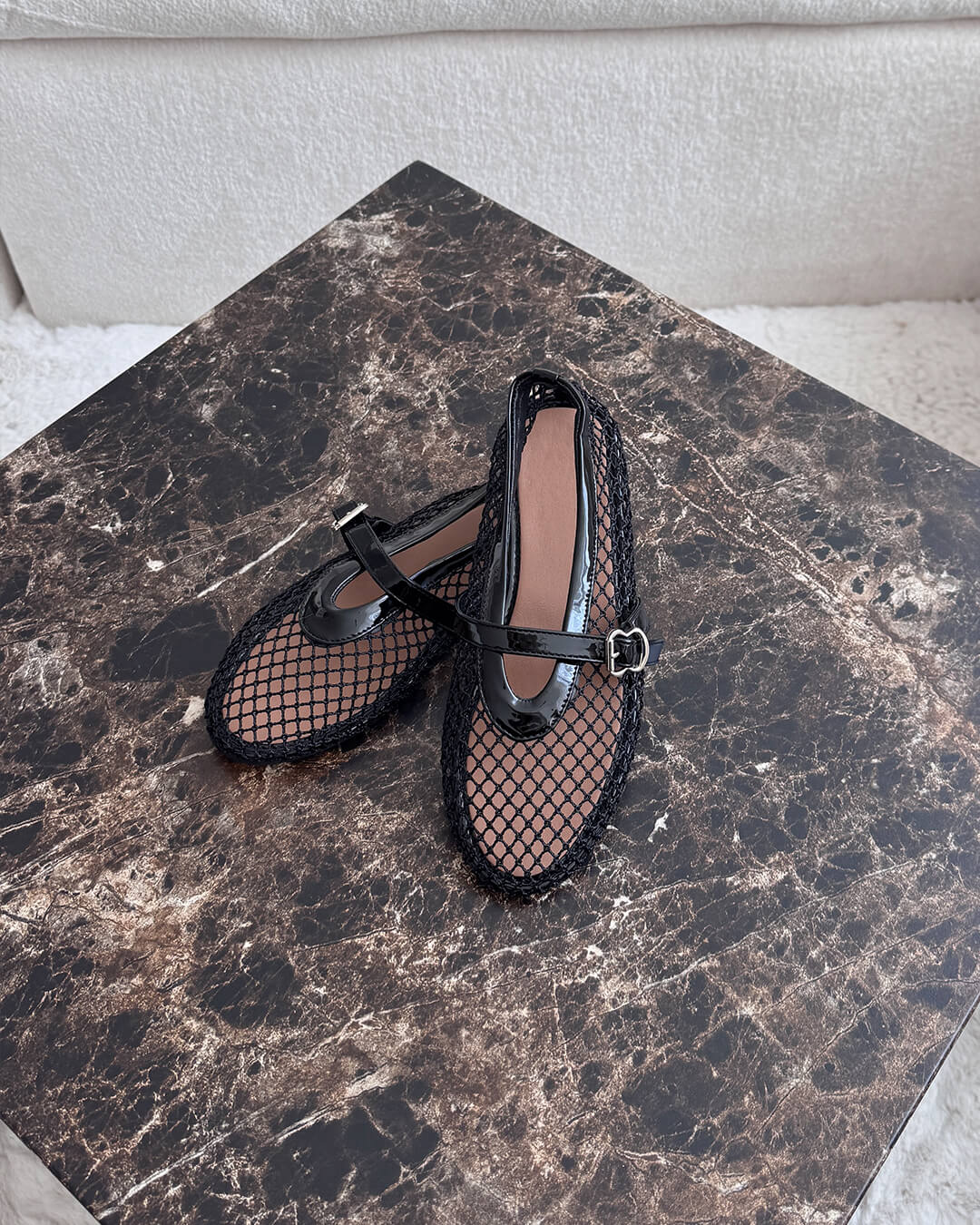 Elise Ballerina – Komfortabel Åndbar Mesh Sko med Antislip - Auvéla