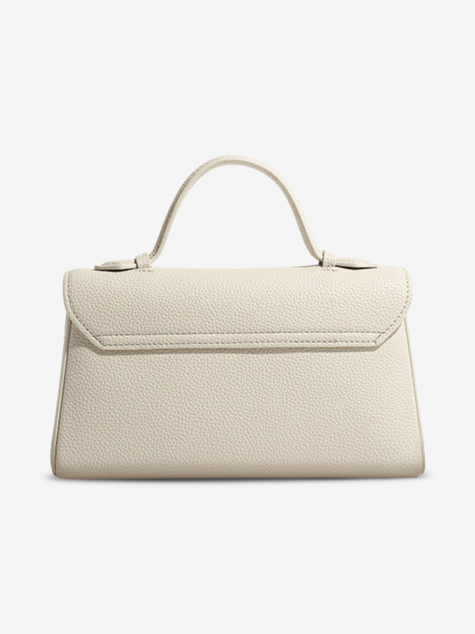 OLANE - Elegant sort crossbody-taske i vegansk læder med aftagelig rem - Auvéla