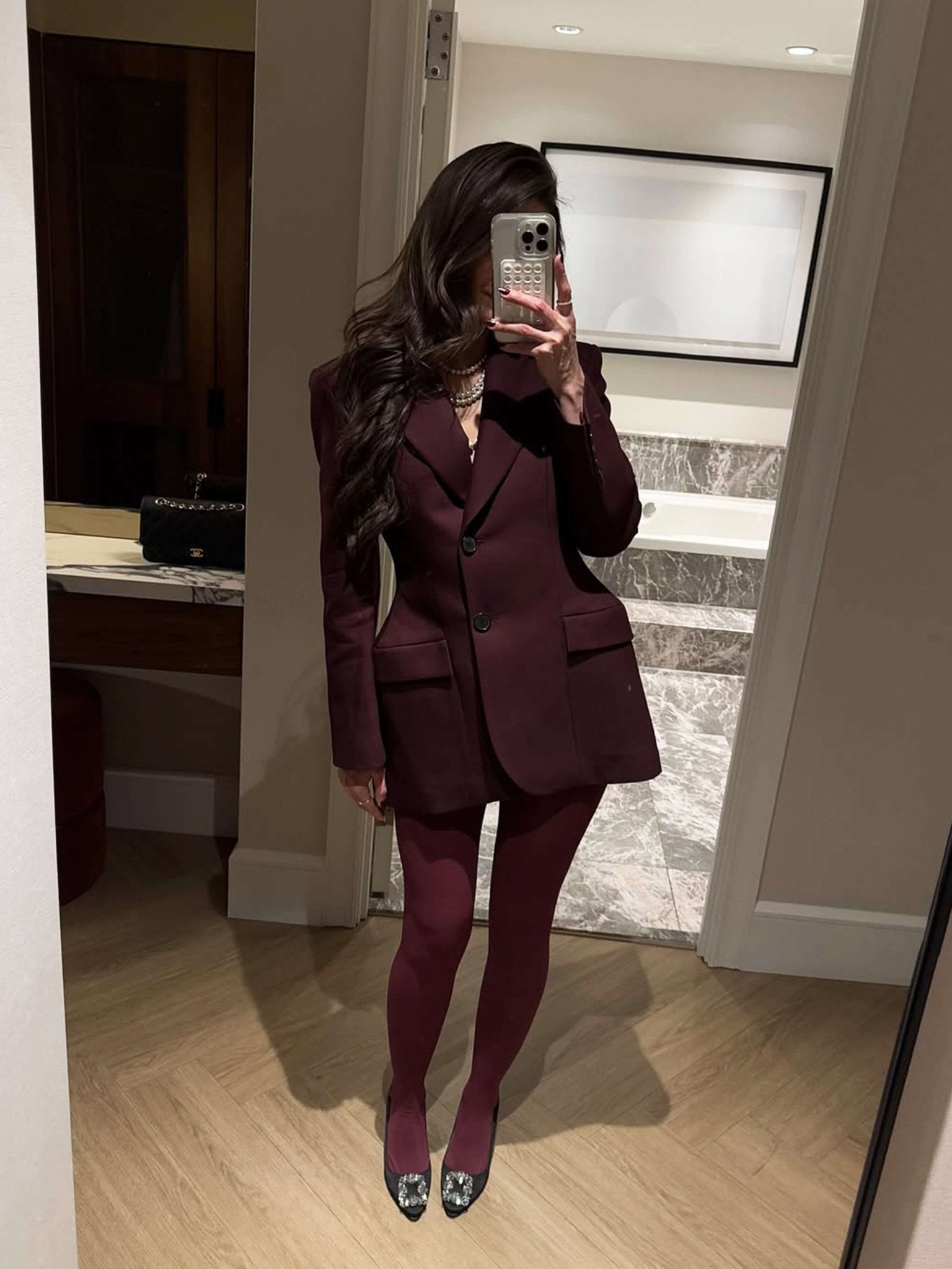 Zarla blazer med lange ærmer - Auvéla