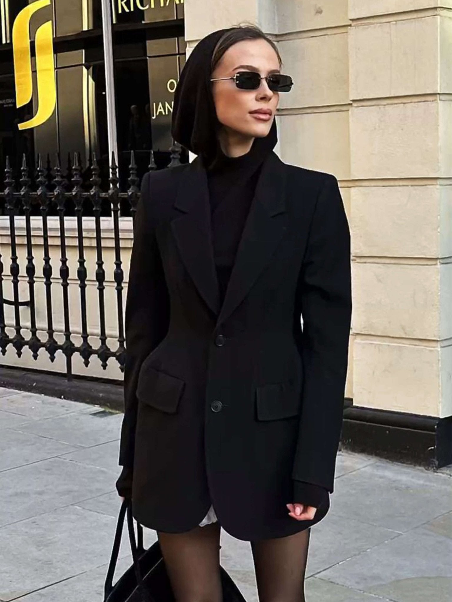 Zarla blazer med lange ærmer - Auvéla