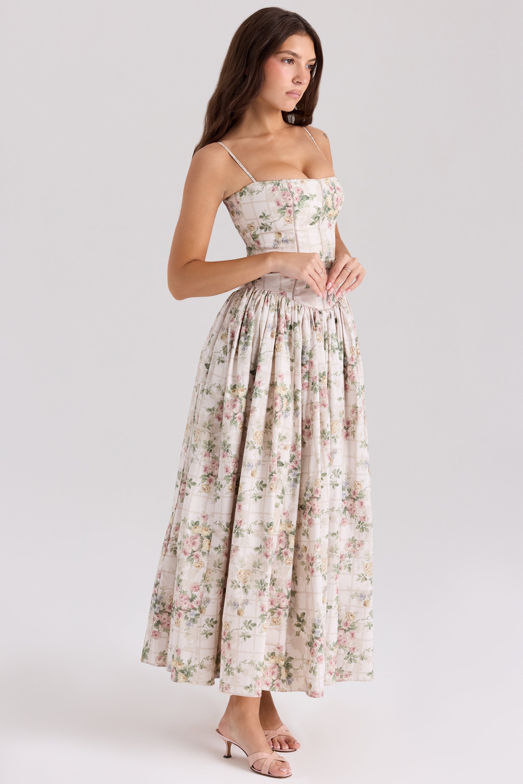 Ysabella™ | Vintage Bånd Sommerkjole - Auvéla