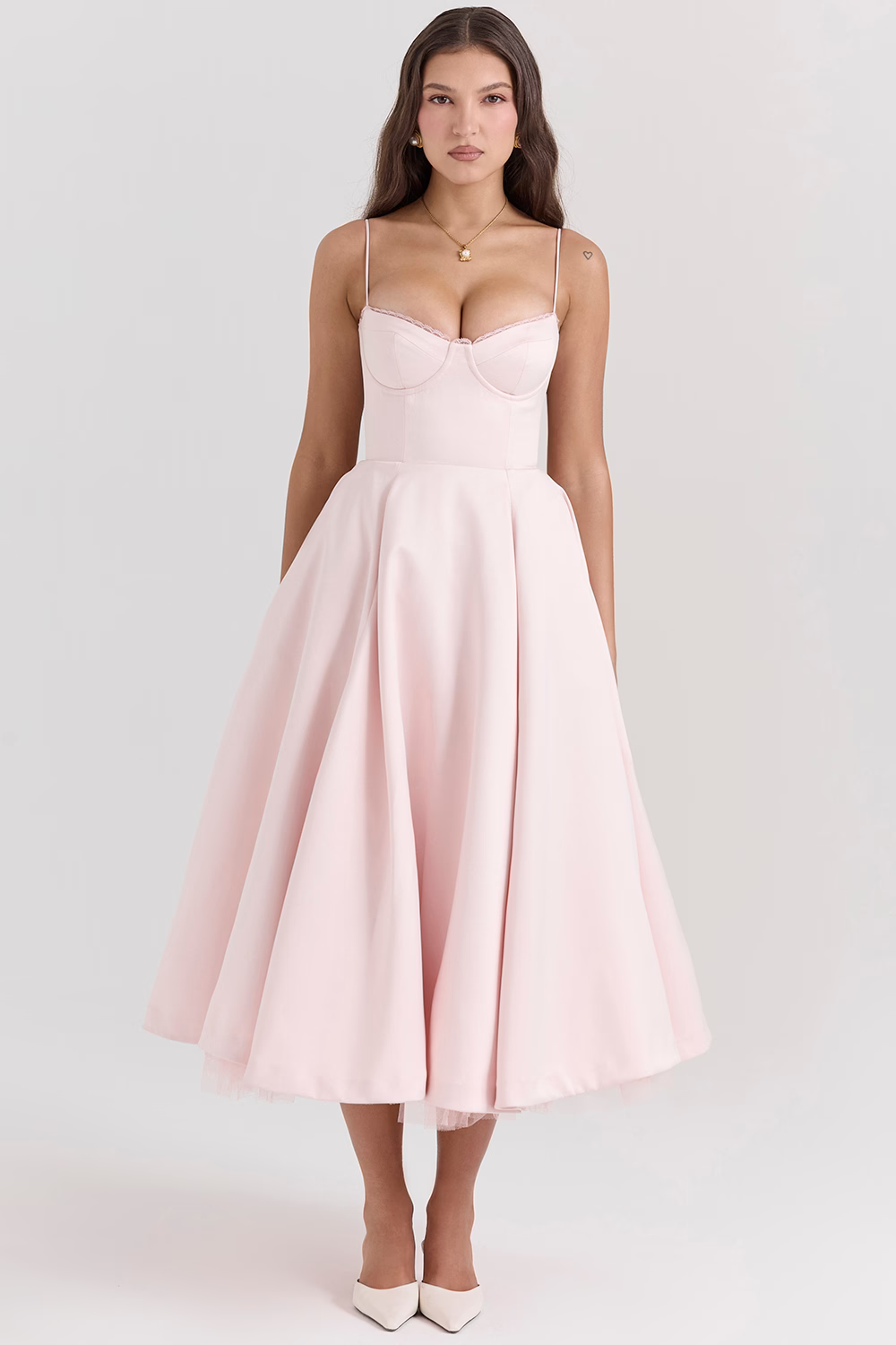 Alina™ | Corset Midi Kjole - Auvéla