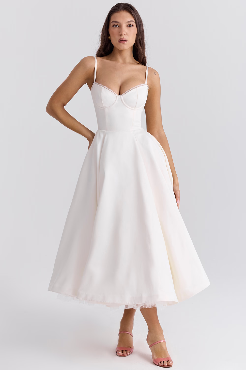 Alina™ | Corset Midi Kjole - Auvéla