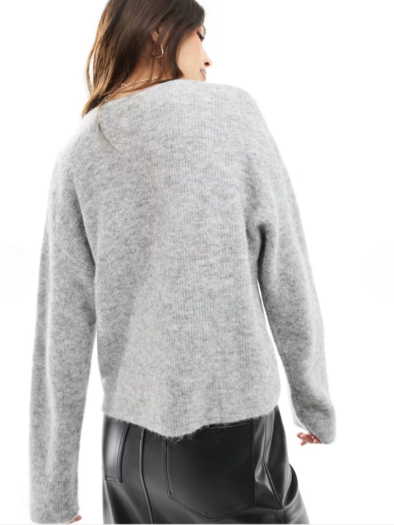 Luna Lang vintage strikket cardigan - Auvéla