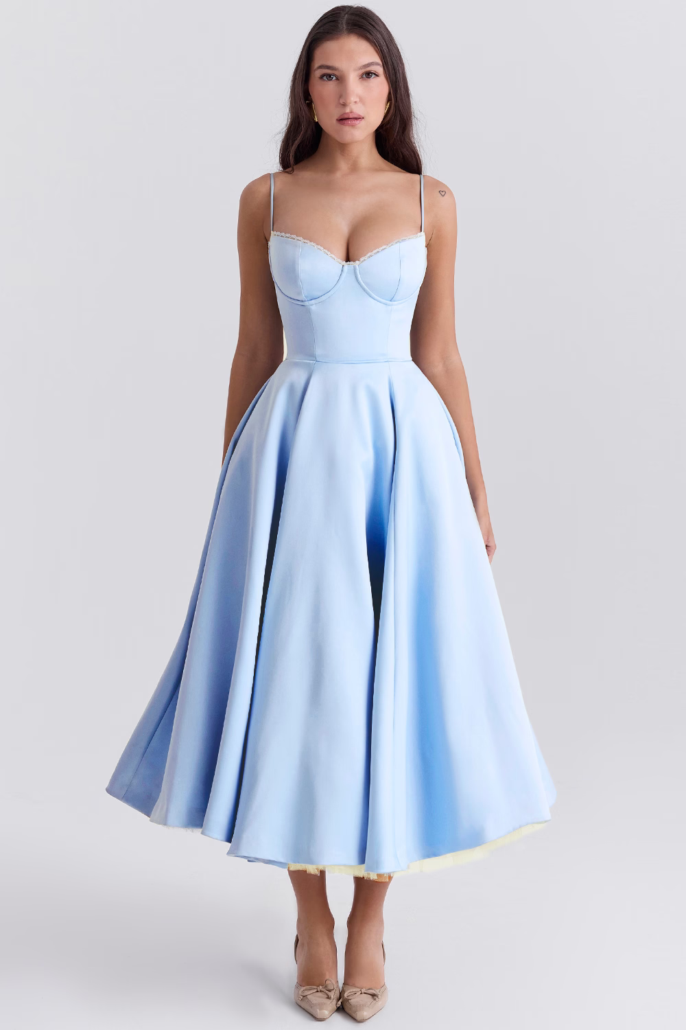 Alina™ | Corset Midi Kjole - Auvéla
