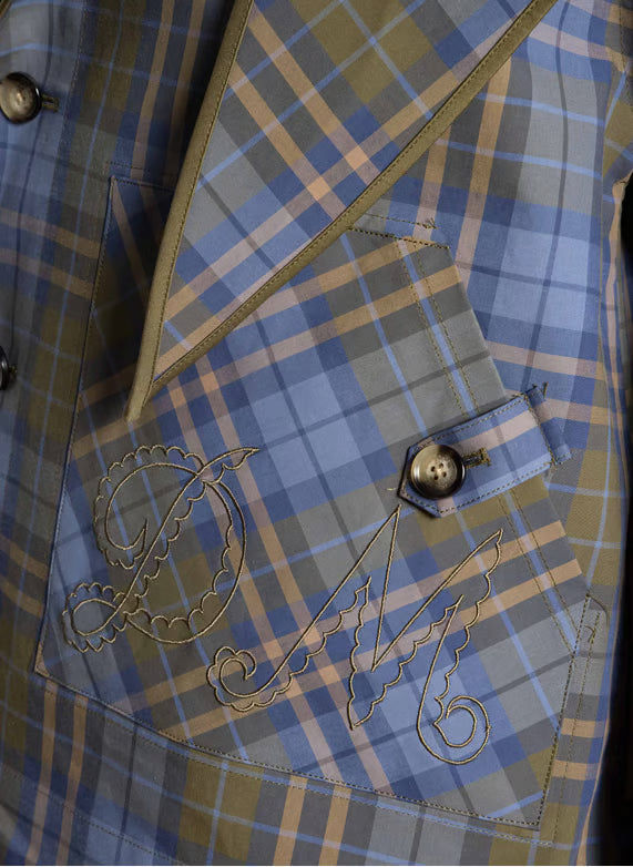 Elise Vendbar Cropped Trenchcoat i Økologisk Bomuld - Auvéla