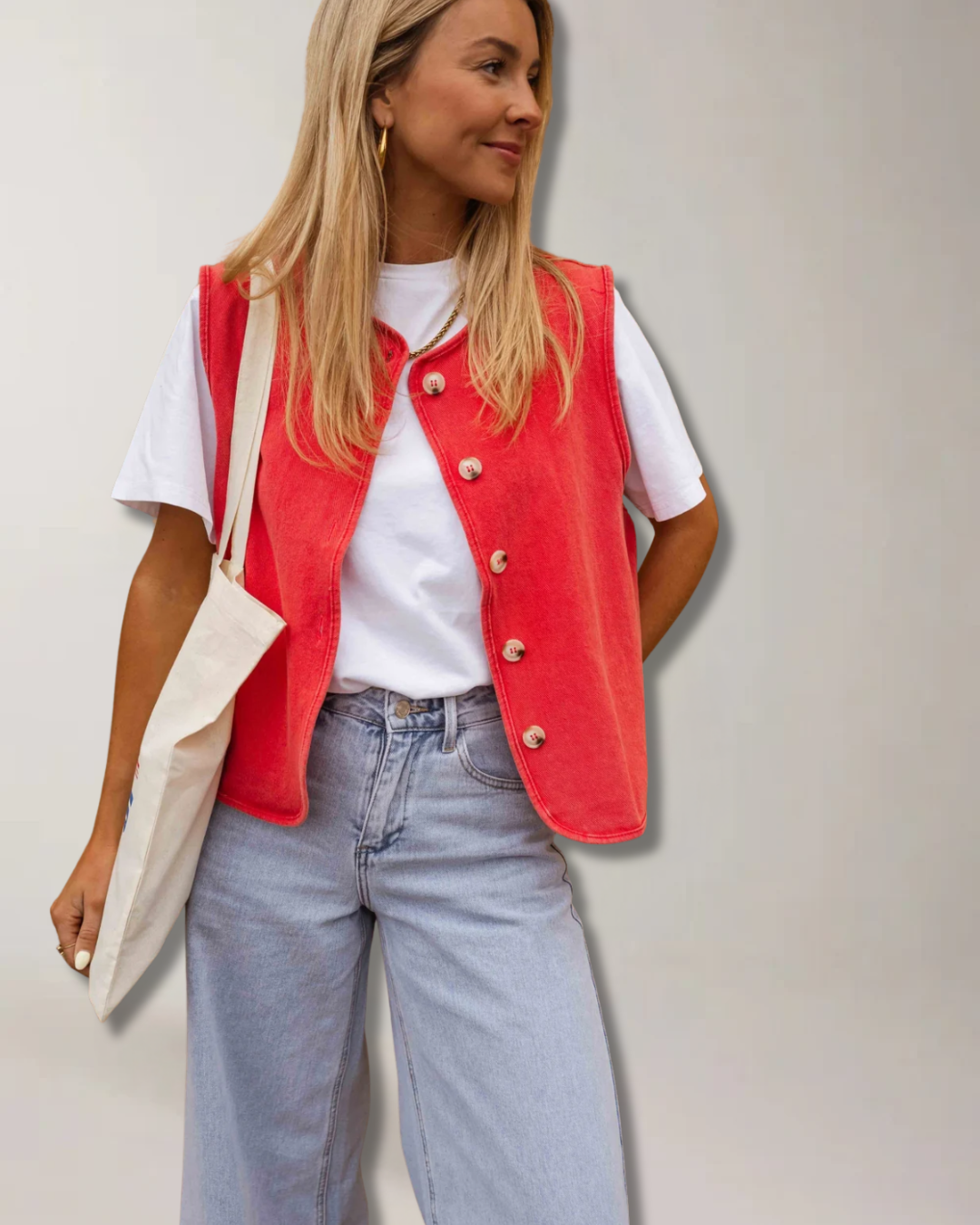 Lina™ | Sommervest med retroflair - Auvéla