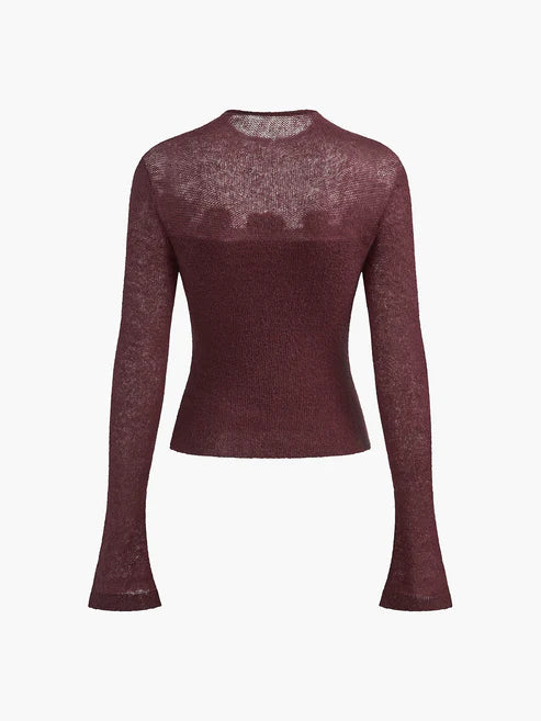 Lotte | Blooming deluxe strikket top - Auvéla