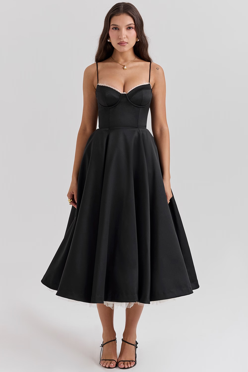 Alina™ | Corset Midi Kjole - Auvéla