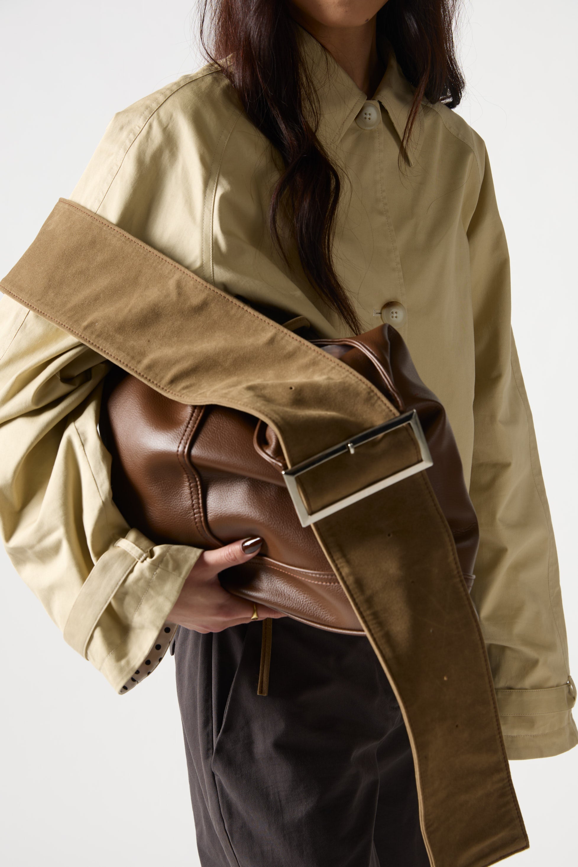 Elise Vendbar Bomuld Trenchcoat - Auvéla