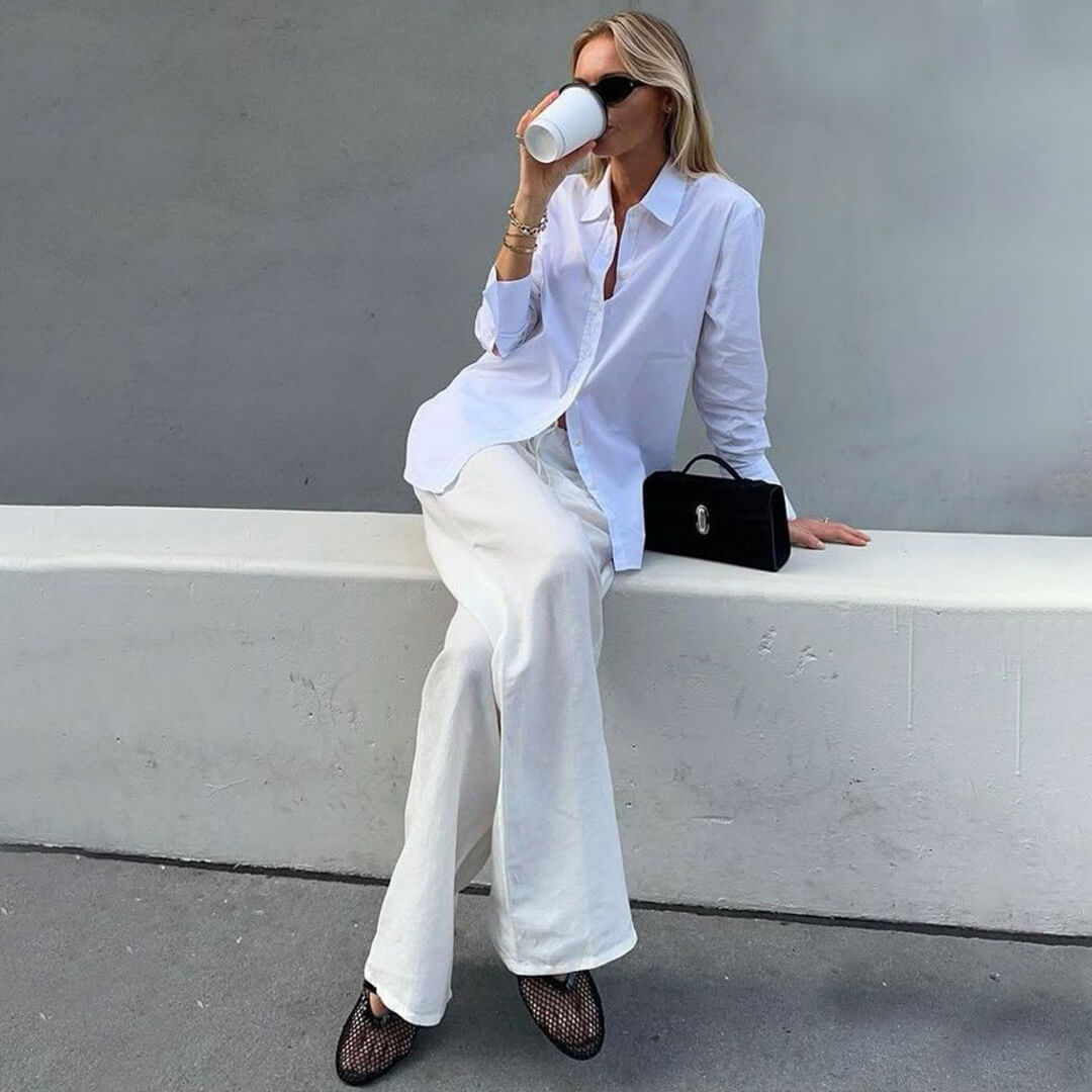 Margaux Mesh Ballerinaflats - Auvéla