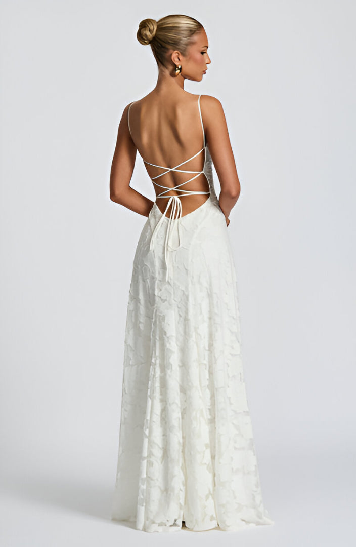 Francisa™ | Blonder Corset Maxi Kjole - Auvéla