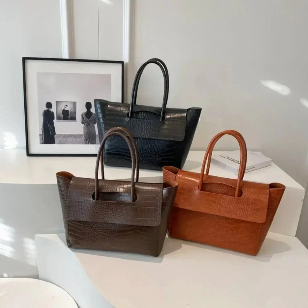 Claudia Handbag Crocodile Pattern - Auvéla