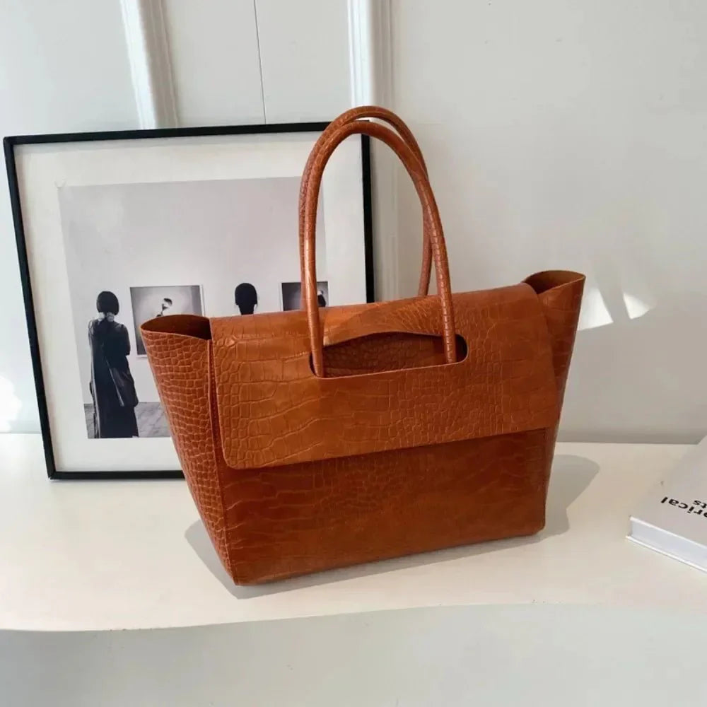 Claudia Handbag Crocodile Pattern - Auvéla