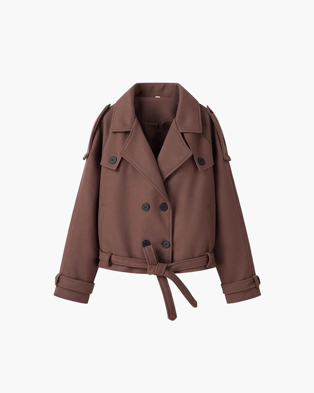 Katrina  Kort vintage trenchcoat til kvinder - Auvéla