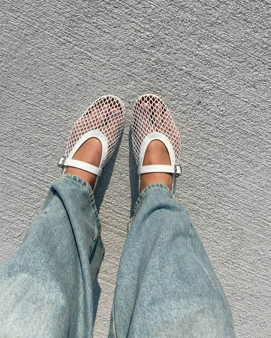 Margaux Mesh Ballerinaflats - Auvéla