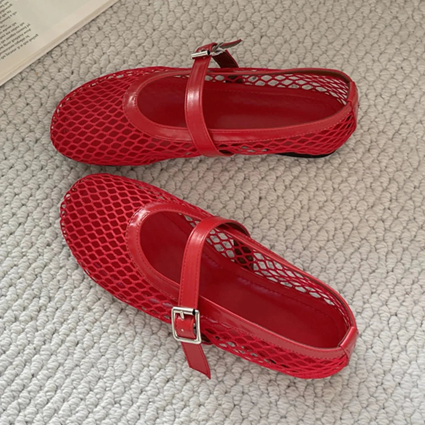 Elise Ballerina – Komfortabel Åndbar Mesh Sko med Antislip - Auvéla