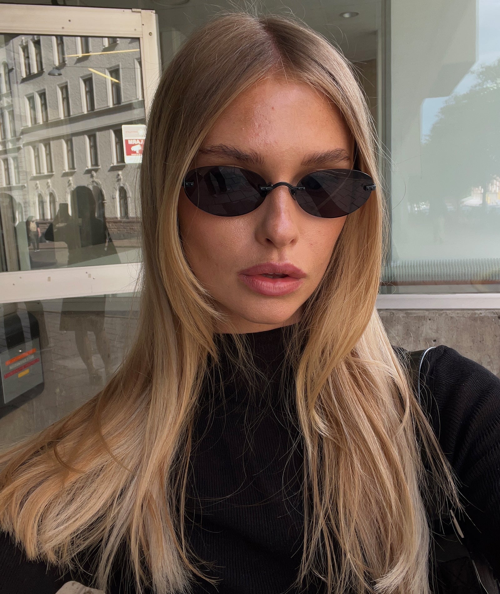 Patrice Rammeløse Retro Solbriller - Auvéla