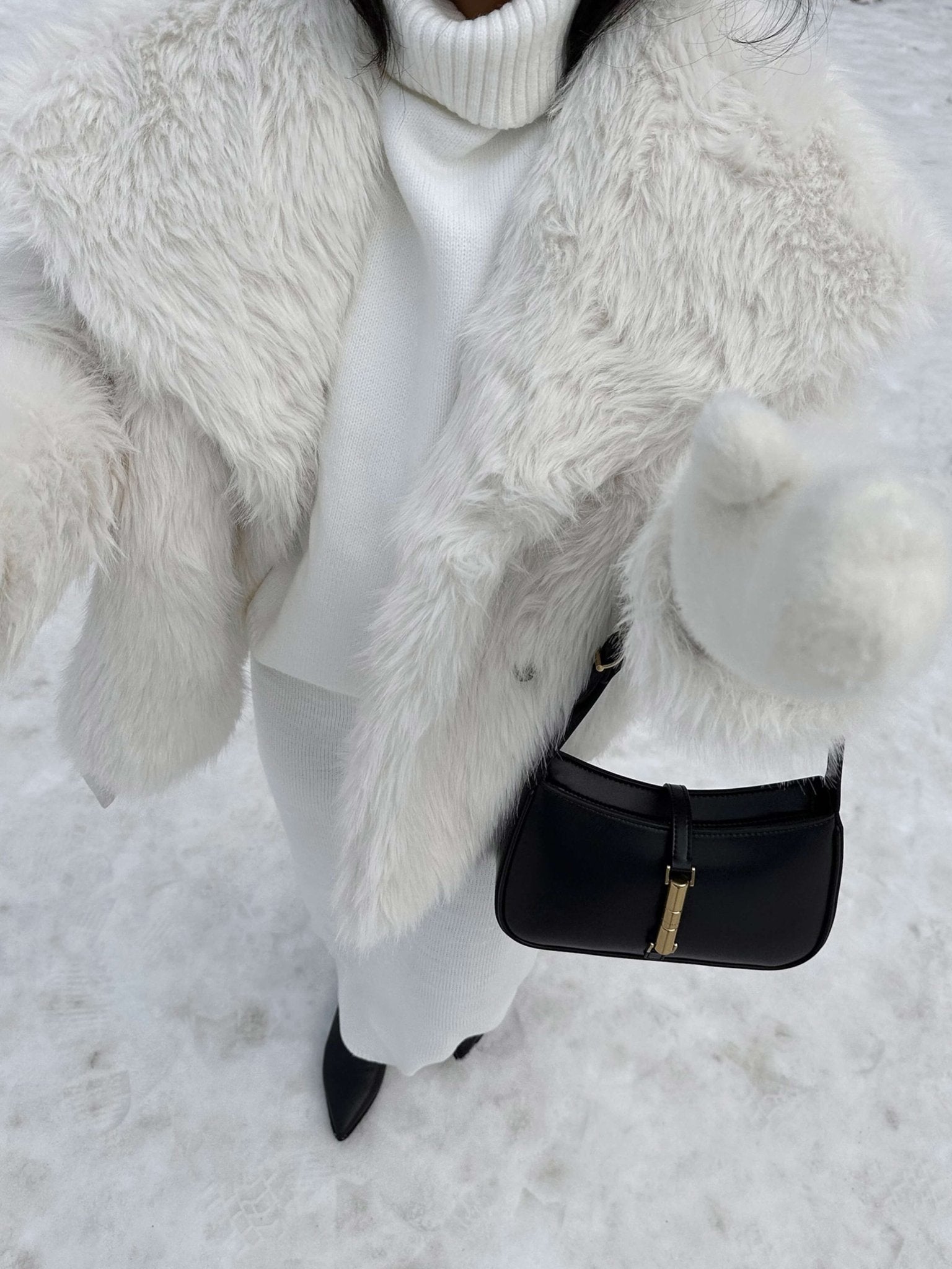 Rose clutch with strap - Auvéla