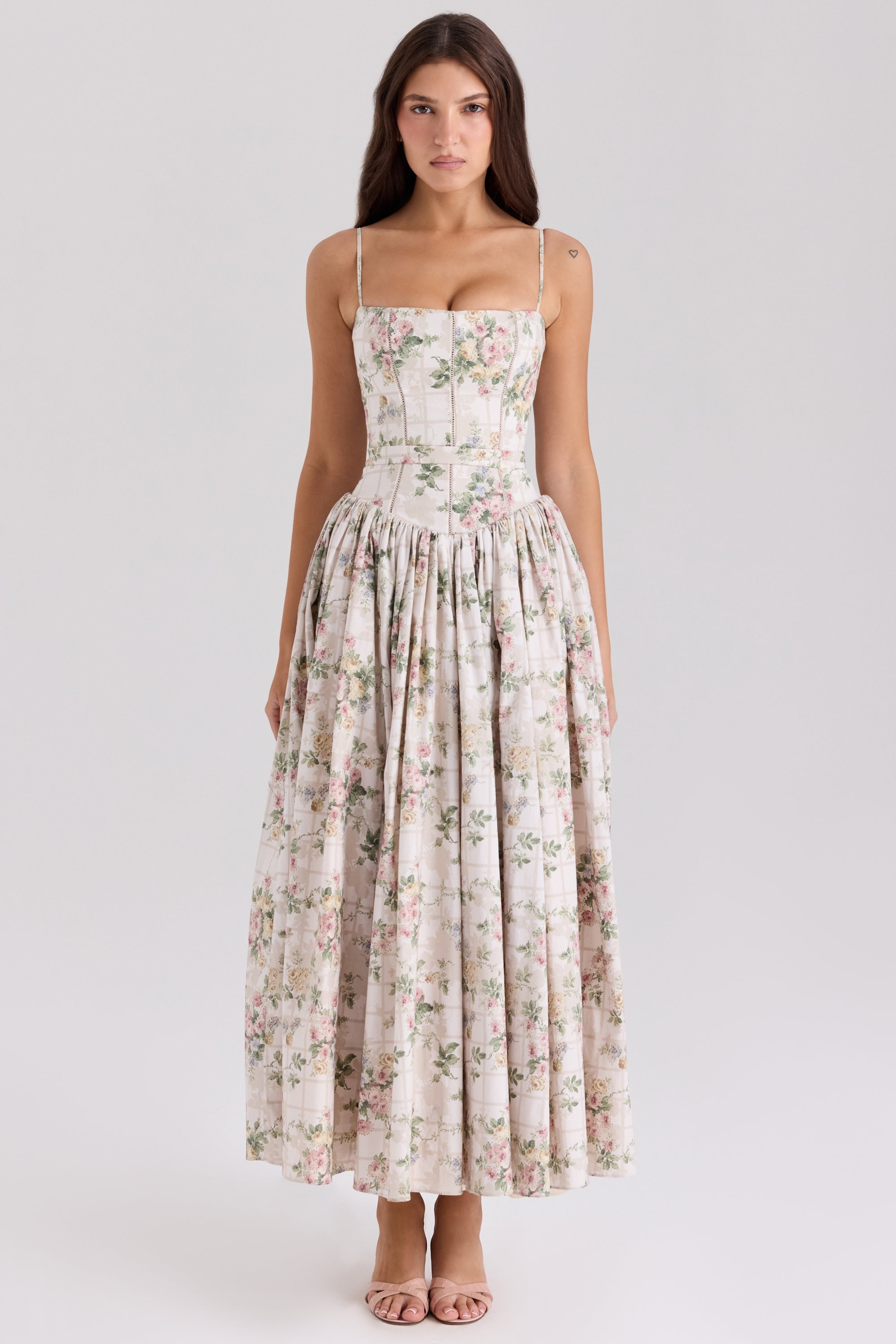 Ysabella™ | Vintage Bånd Sommerkjole - Auvéla
