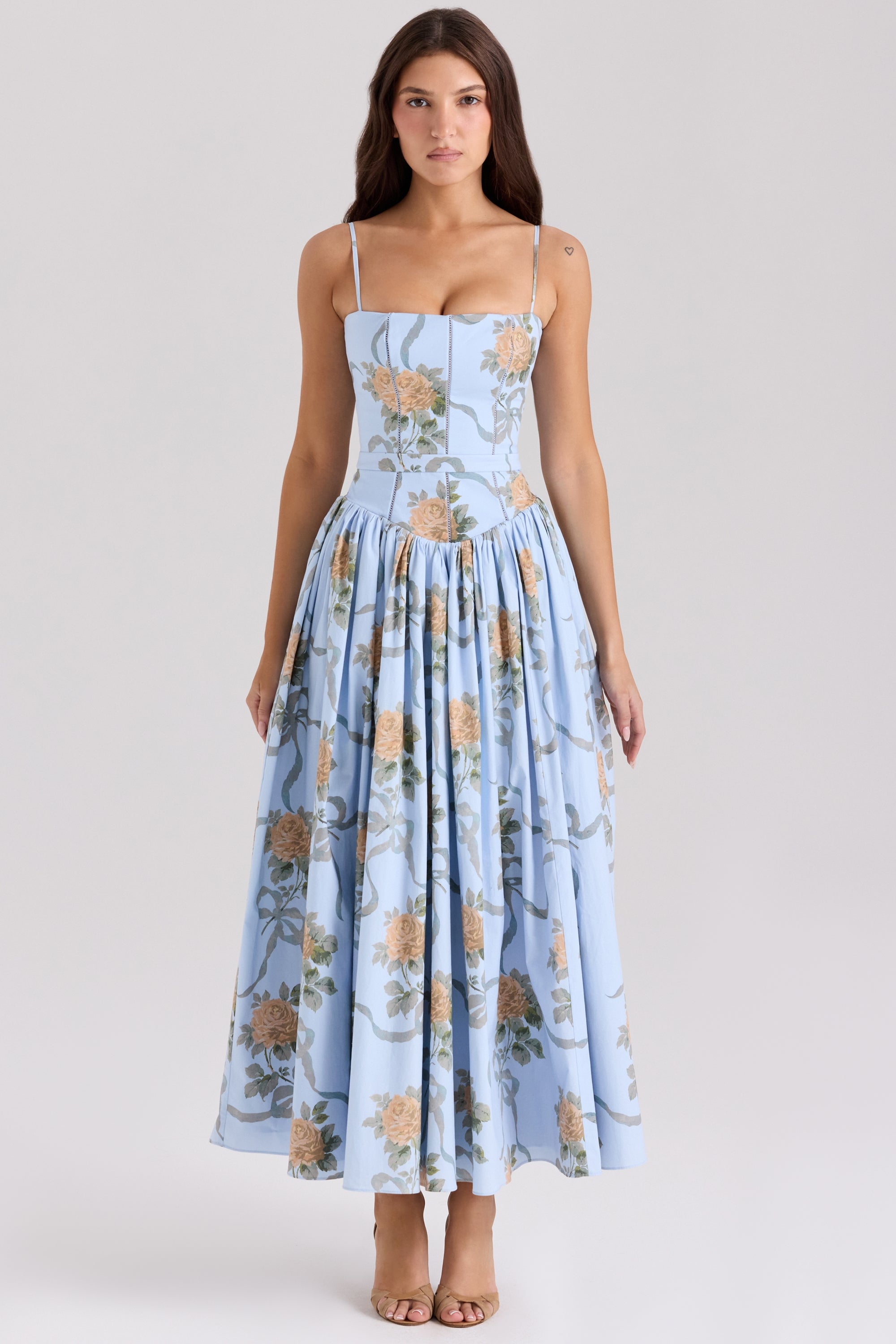 Ysabella™ | Vintage Bånd Sommerkjole - Auvéla